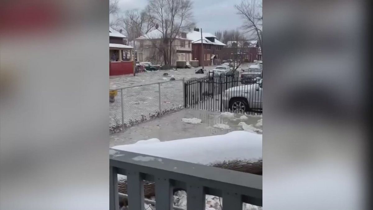 Acqua e ghiaccio mettono in ginocchio Detroit