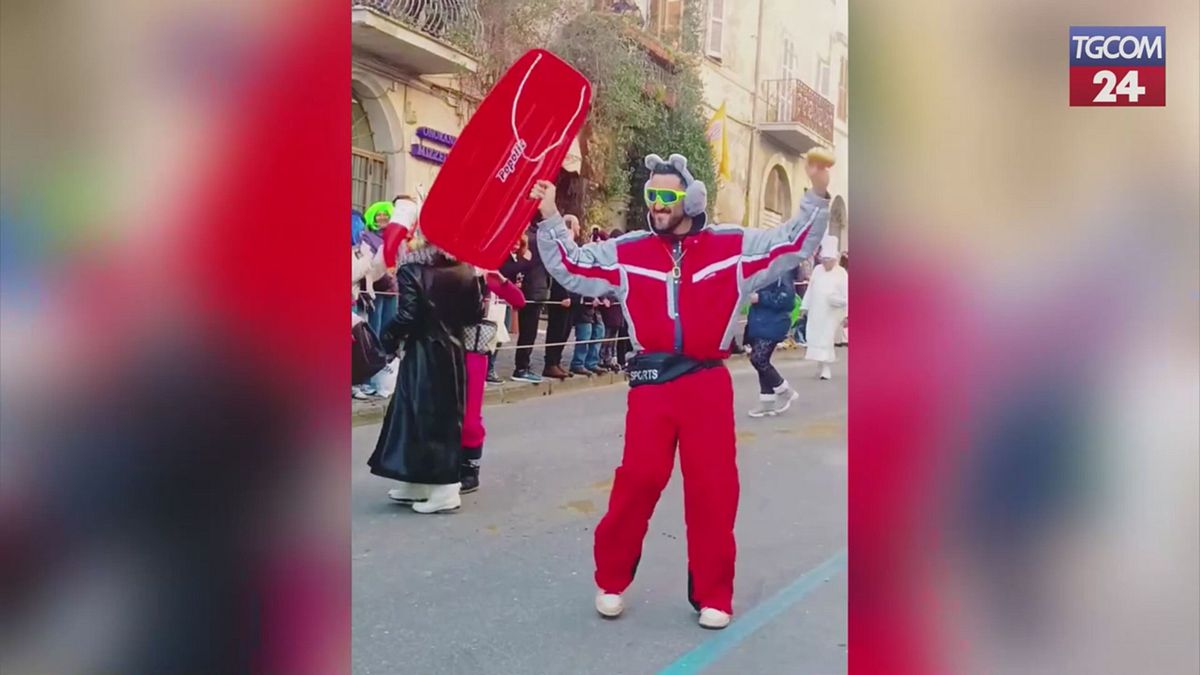 Ronciglione, il carro di Carnevale dedicato a Roccaraso