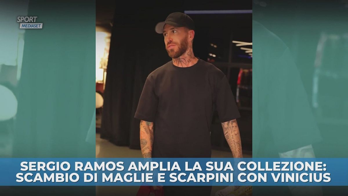 Sergio Ramos amplia la sua collezione: Scambio di maglie e scarpini con Vinicius