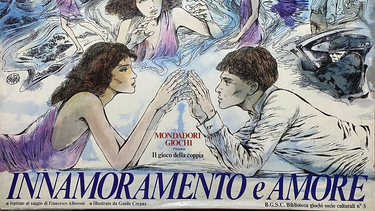 Guido Crepax - gioco da tavola "Innamoramento e amore"