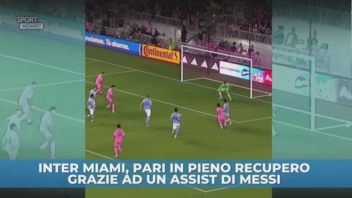 Inter Miami, pari con un assist di Messi