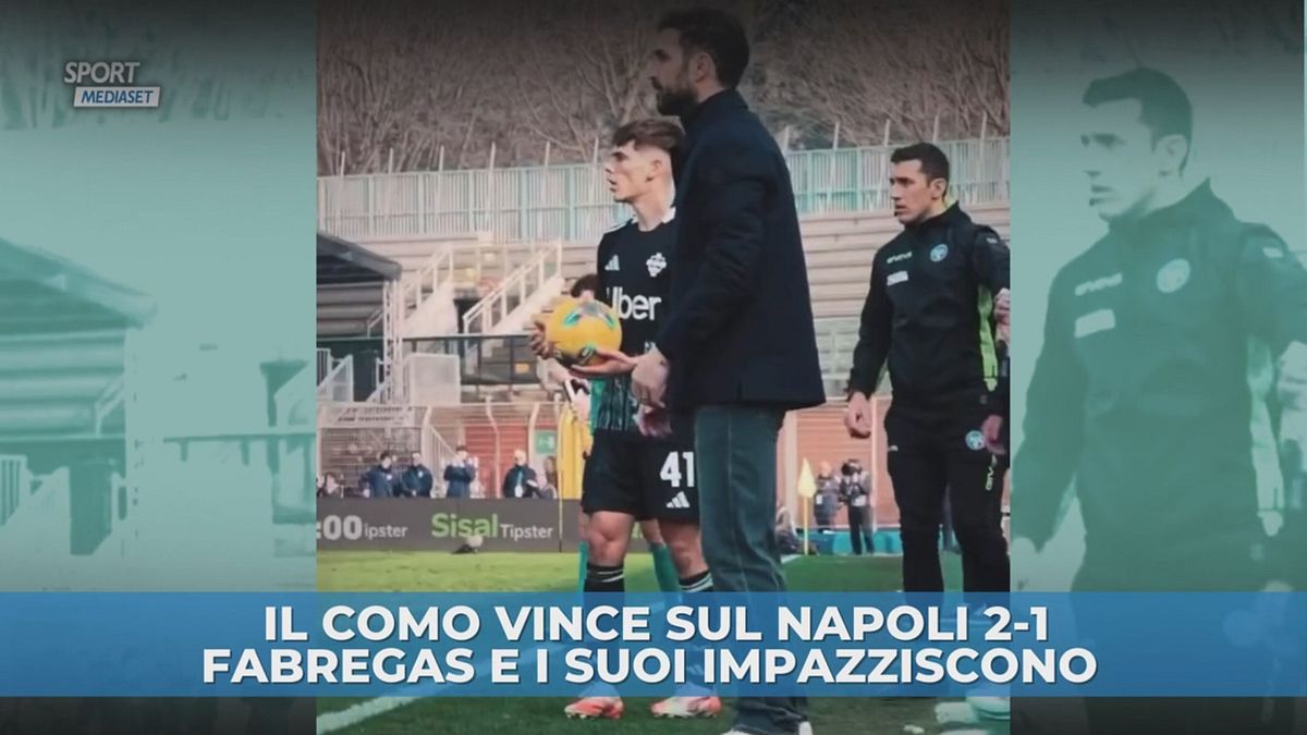 Como batte Napoli, Fabregas impazzisce