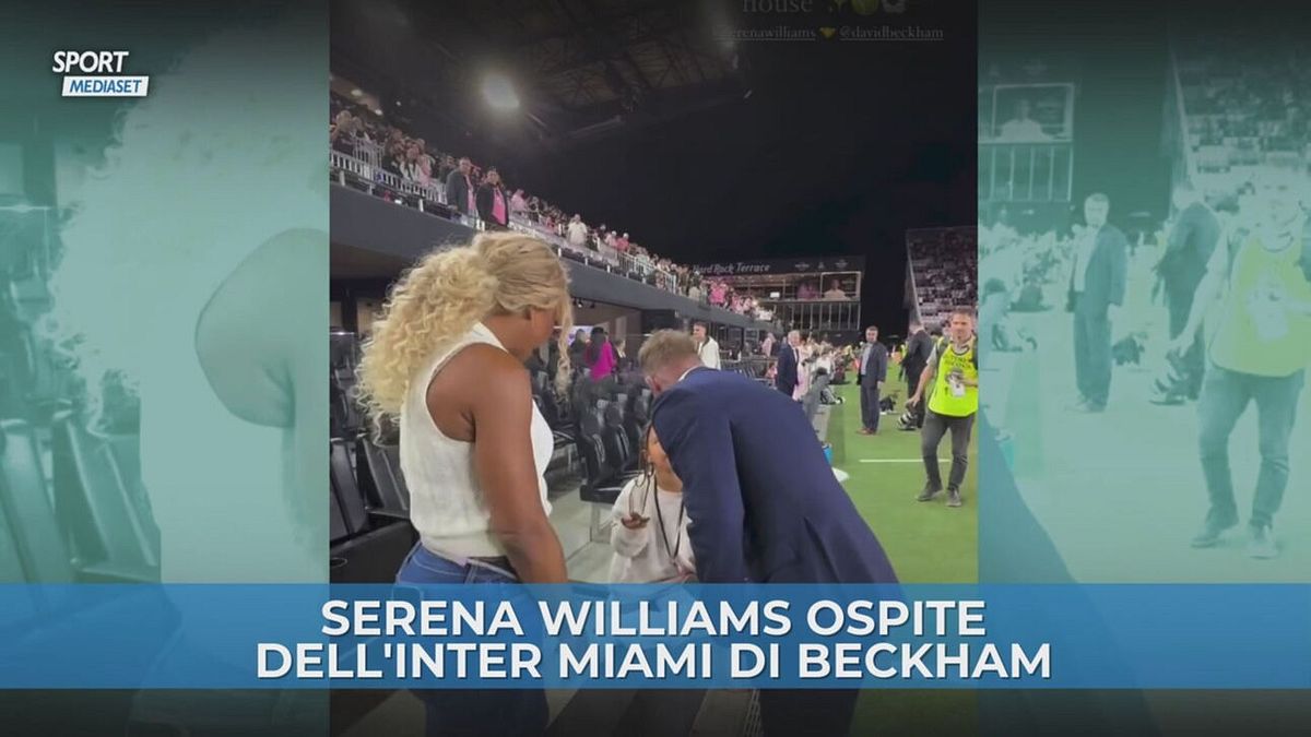 Incontro tra star: Beckham consegna la maglia dell'Inter Miami a S. Williams