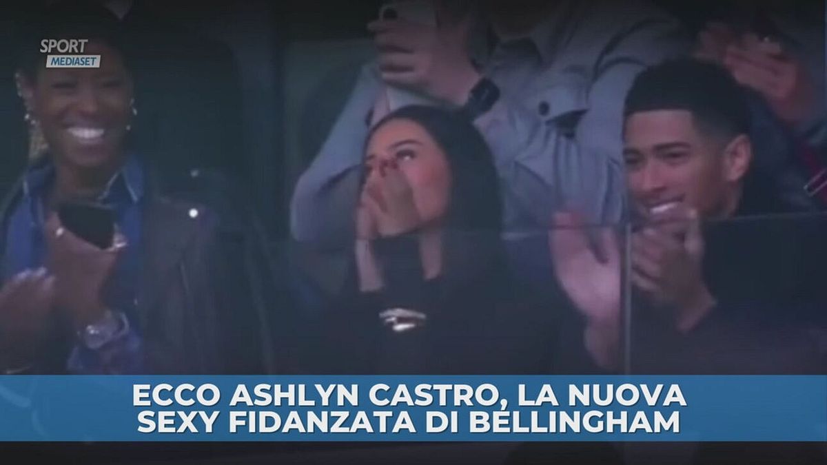 Bellingham al Bernabeu con la  nuova fidanzata