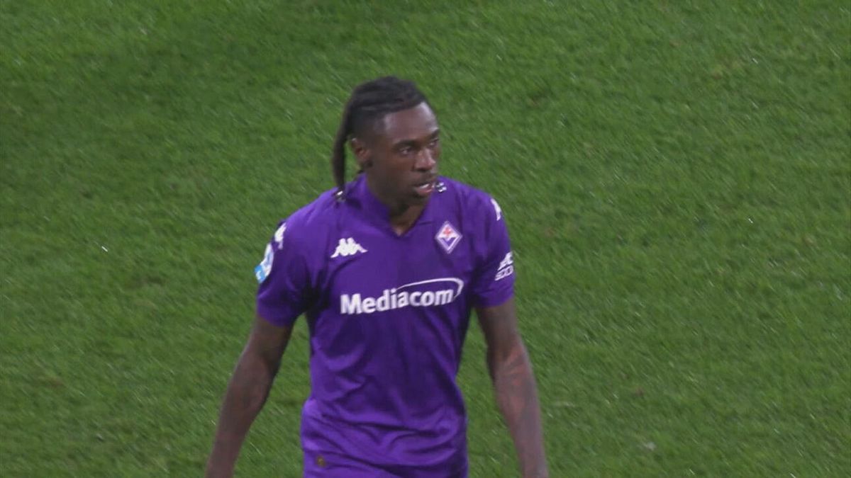 Fiorentina, buone notizie per Kean dopo il trauma cranico