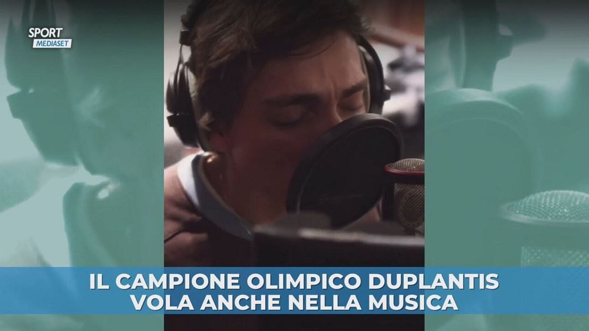 Il campione olimpico Duplantis vola anche nella musica