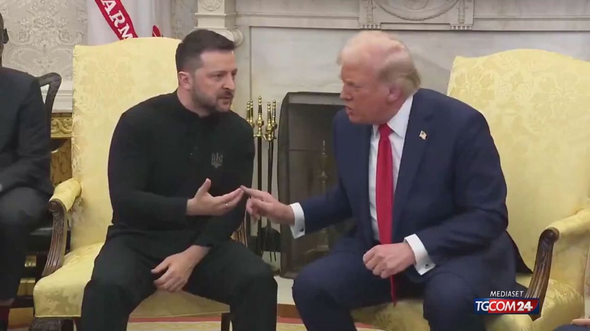 TRUMP VS. ZELENSKY STUDIO OVALE SRV