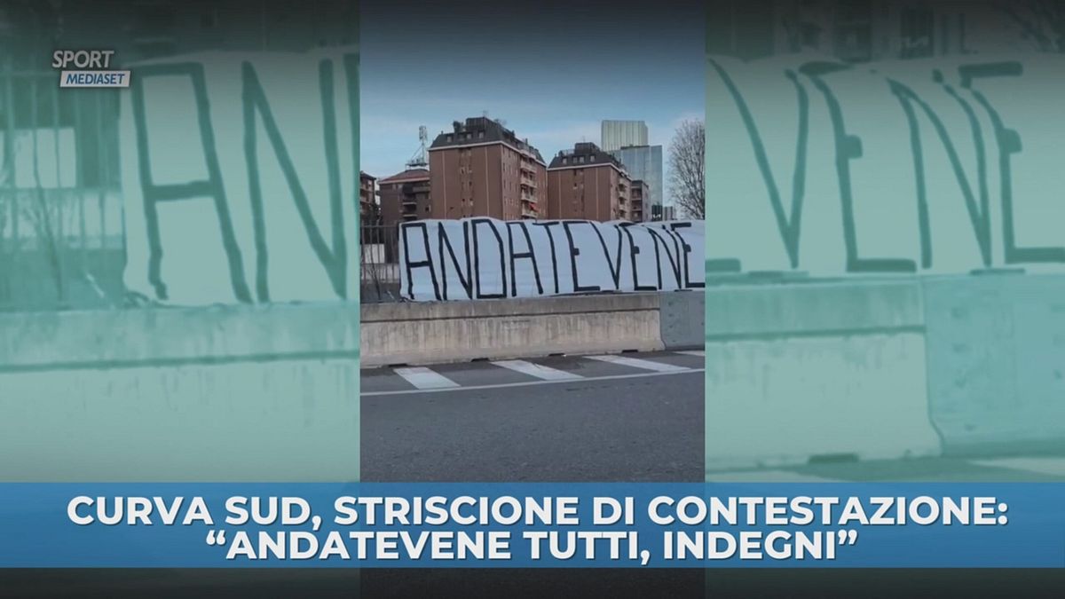 Curva Sud, forte contestazione