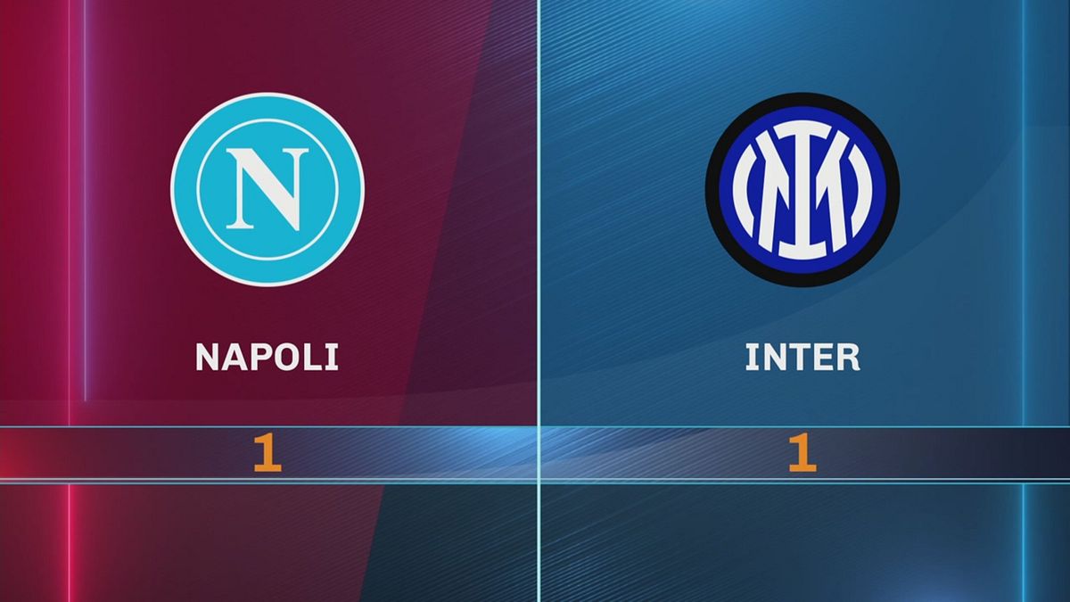 Napoli-Inter 1-1: gli highlights