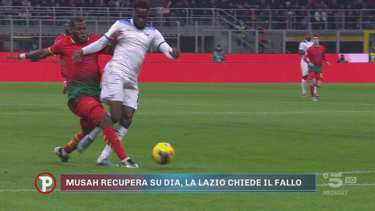 La moviola di Milan-Lazio: manca un'espulsione a Musah?