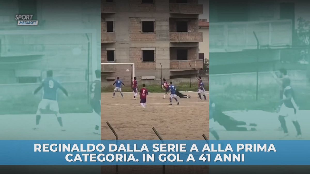 REGINALDO DALLA SERIE A ALLA PRIMA CATEGORIA. IN GOL A 41 ANNI