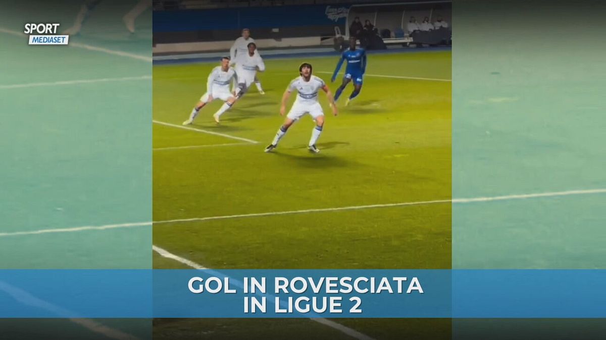 Ligue 2: rete incredibile in rovesciata