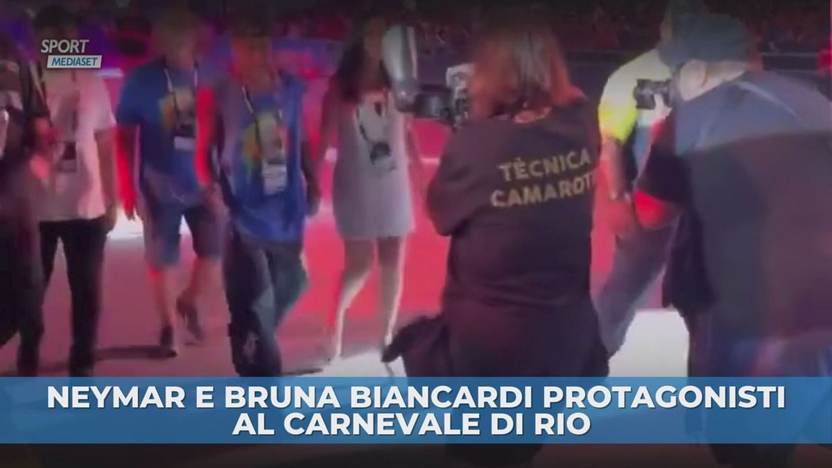 Neymar e Bianca al Carnevale di Rio