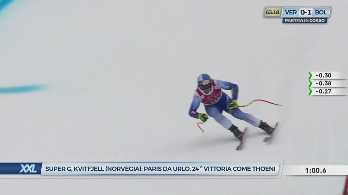 Super G, Kvitfjell: Paris da urlo, 24a vittoria come Thoeni