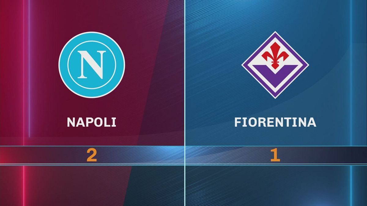 Napoli-Fiorentina 2-1: gli highlights