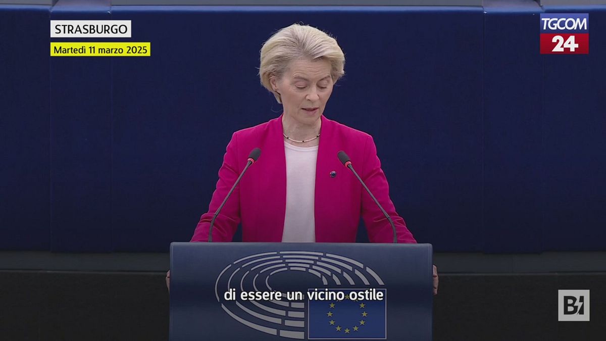 Ue, von der Leyen: "Putin ha dimostrato di essere un vicino ostile"