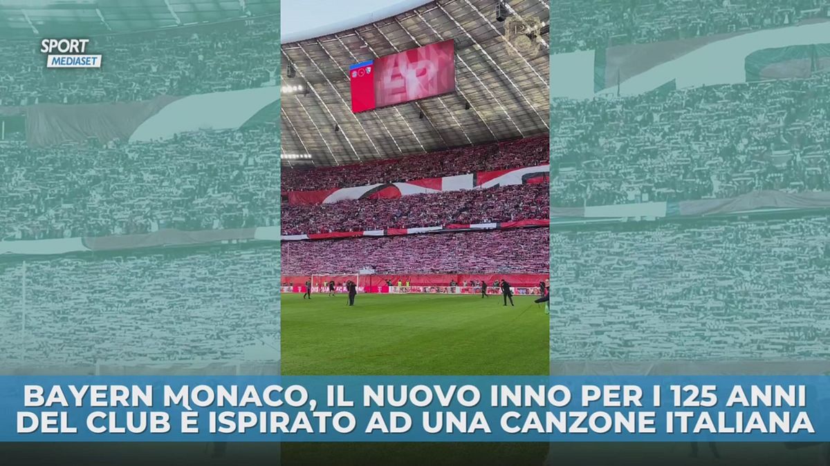 Bayern Monaco: il nuovo inno per i 125 anni del club è ispirato ad una canzone italiana