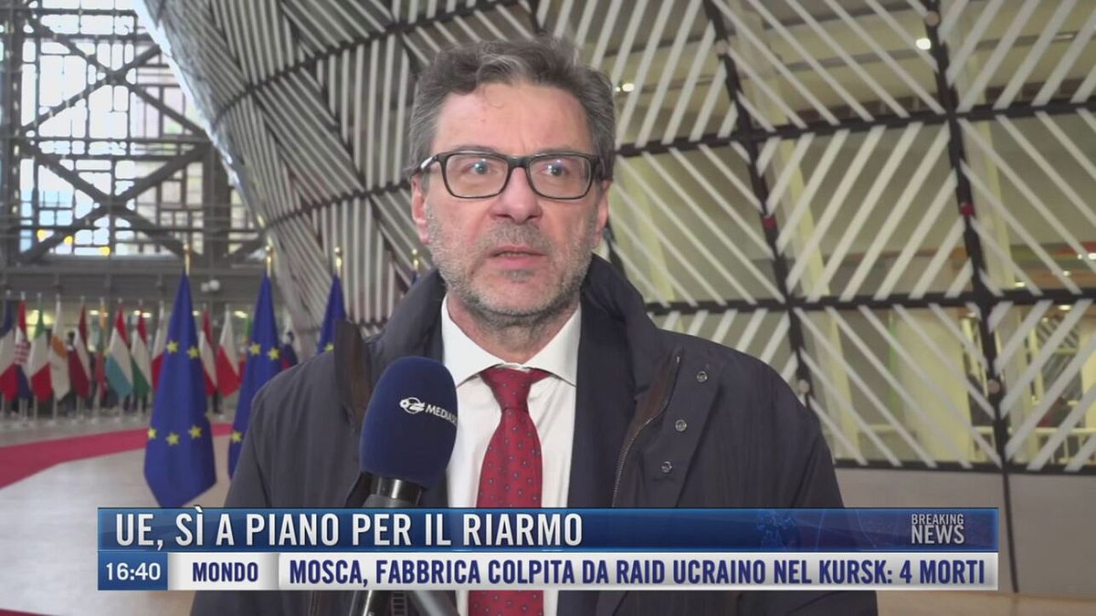 Breaking News delle 16.00 |  Ue, sì a piano per il riarmo