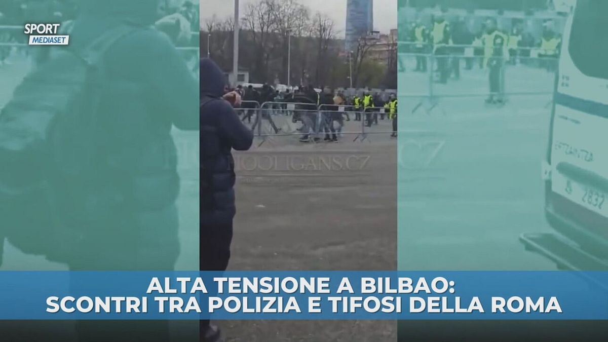 Alta tensione a Bilbao: interviene la polizia