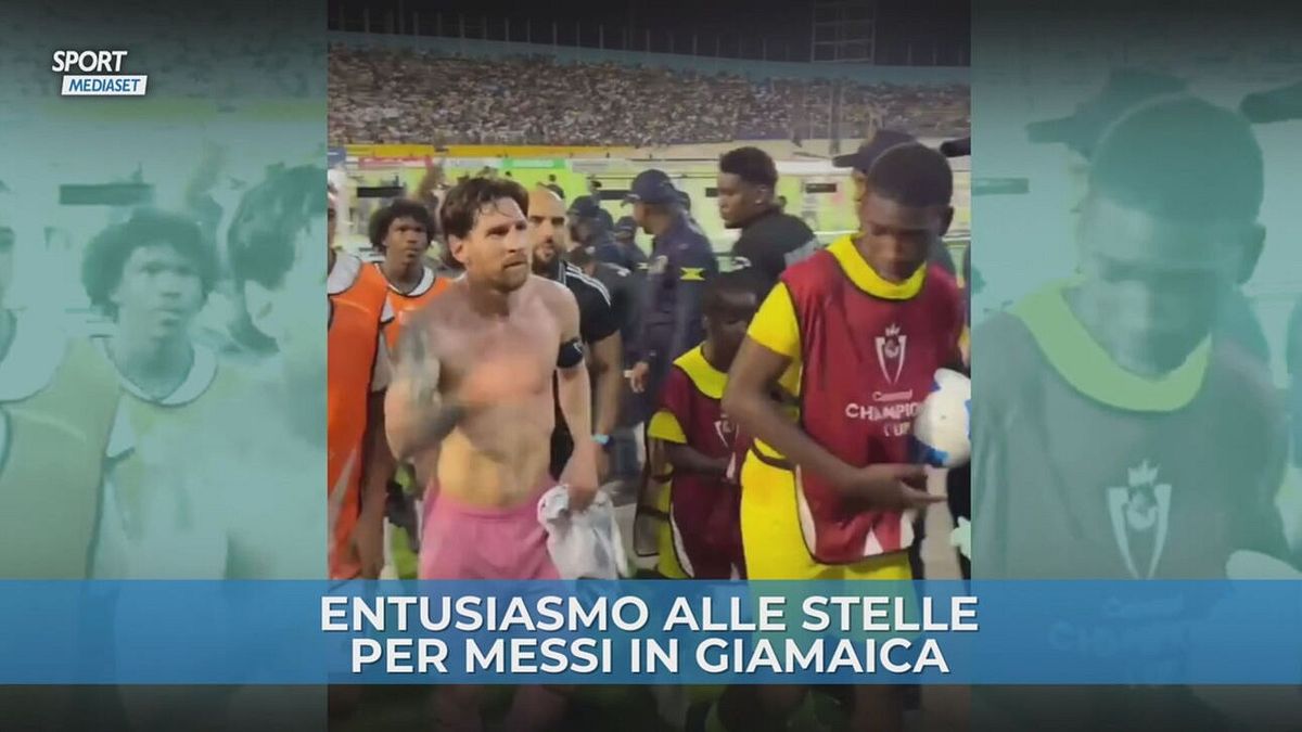 Tutti pazzi per Messi in Giamaica: lo segue il bodyguard