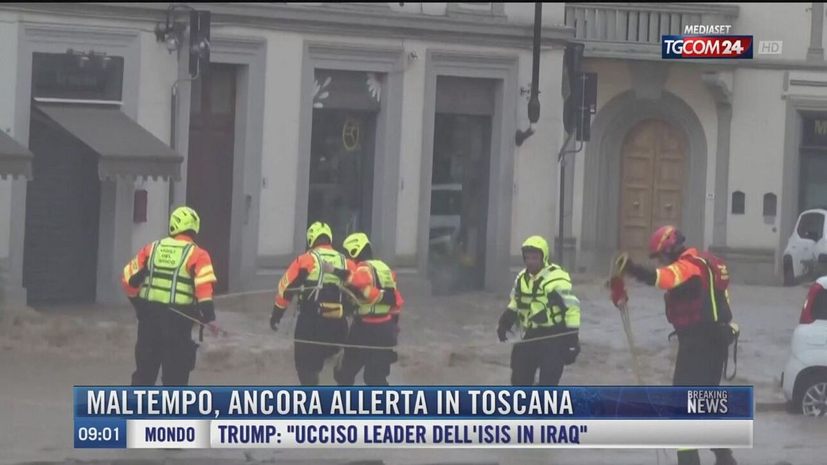 Breaking News delle 09.00 | Maltempo, ancora allerta in Toscana