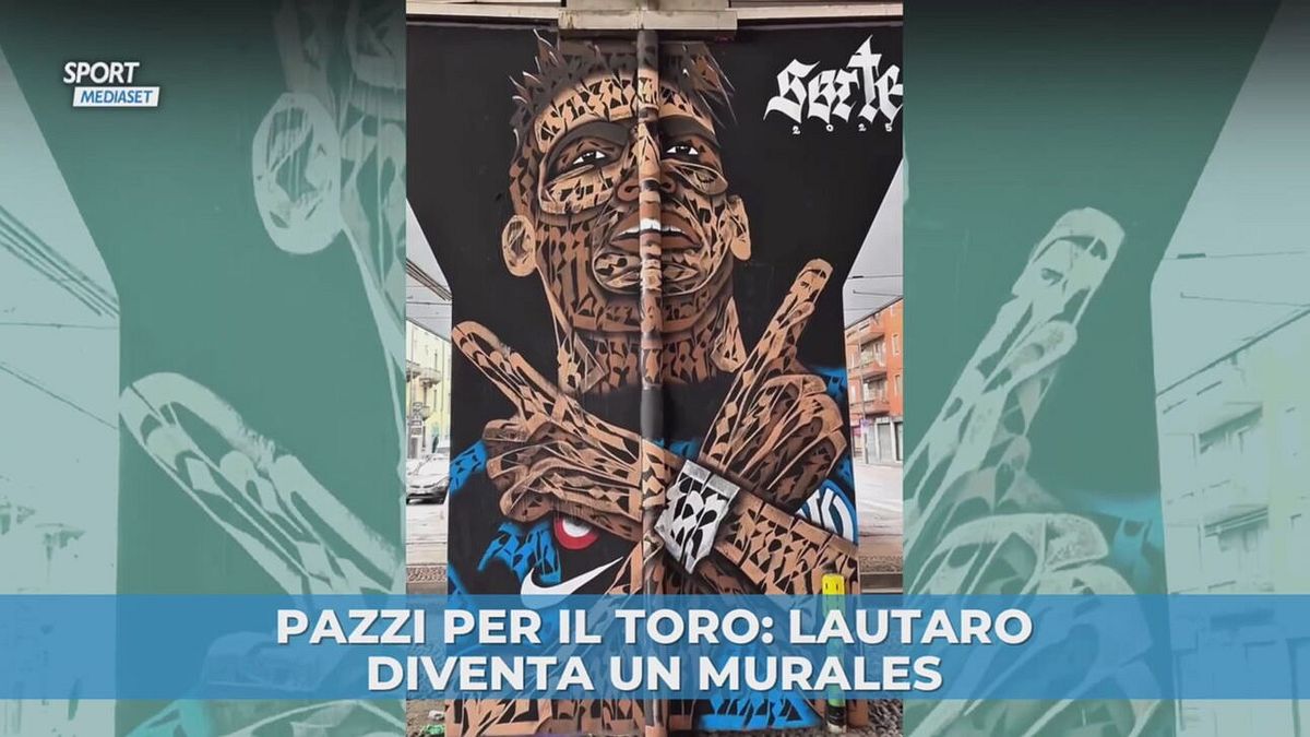 Pazzi per il Toro: Lautaro diventa un murales