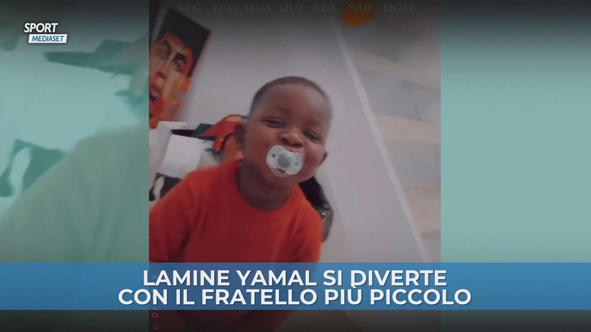 Il fratello di Yamal è già una star sui social: Lamine "lo imita"