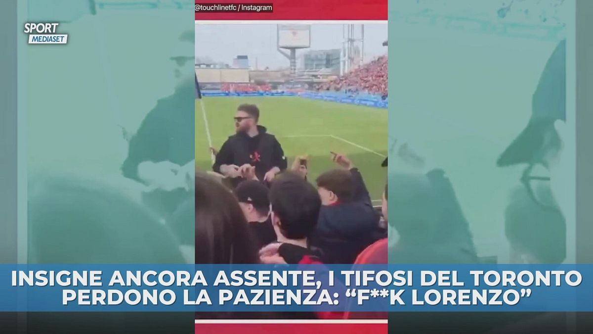 Tifosi del Toronto contro Insigne