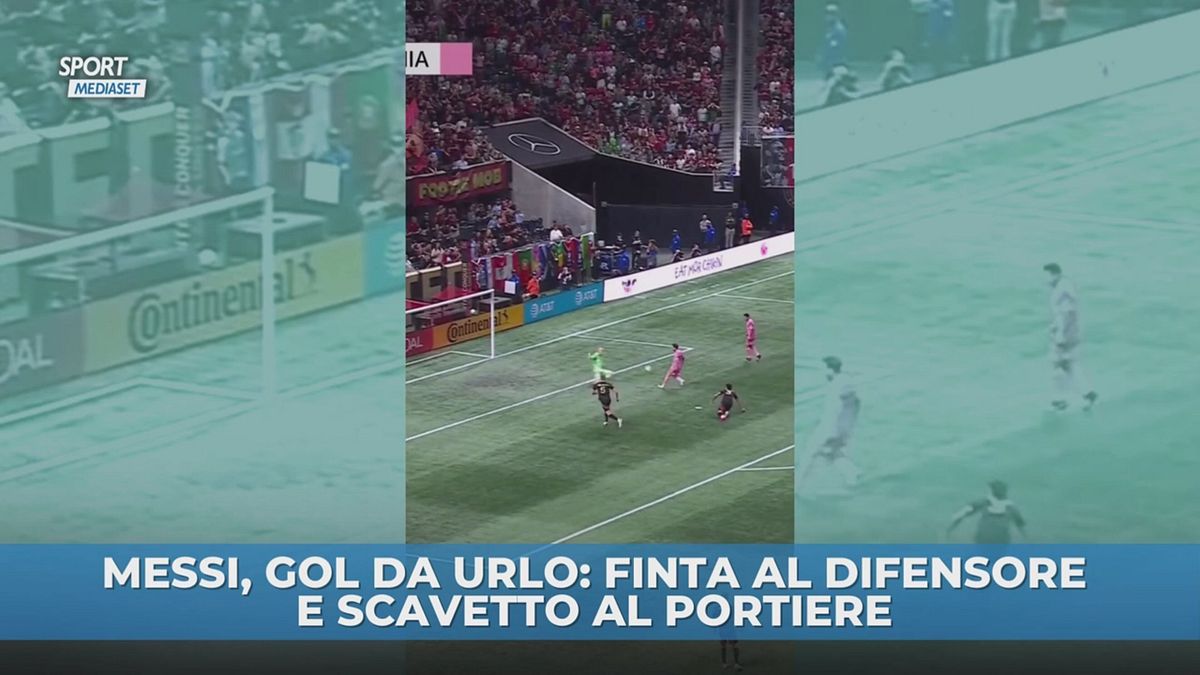 Messi, gol da urlo: finta al difensore e scavetto al portiere