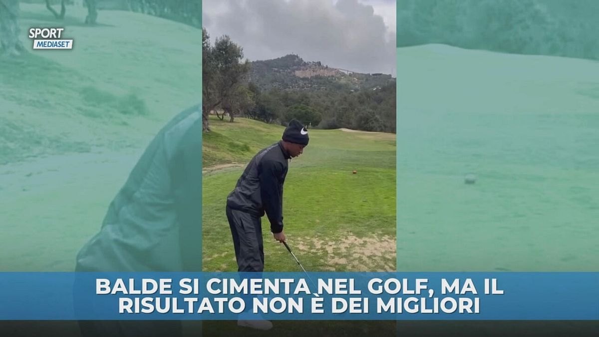 Balde si cimenta nel golf, ma il risultato non è dei migliori