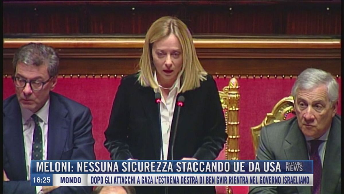 Breaking News delle 16.00 | Meloni: nessuna sicurezza staccando Ue da Usa