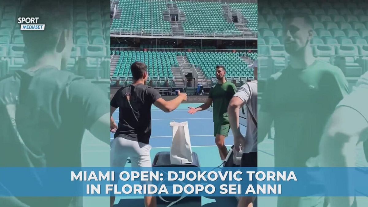 Miami Open: Djokovic torna in Florida dopo sei anni