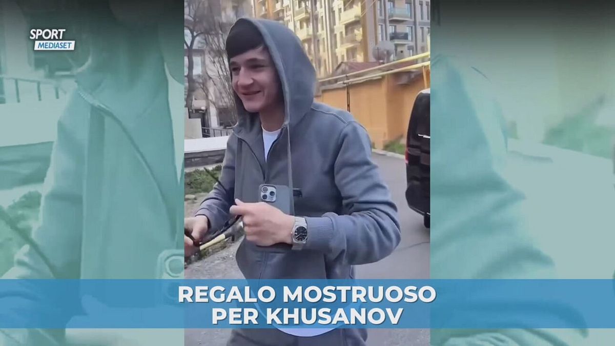 Regalo mostruoso per Khusanov