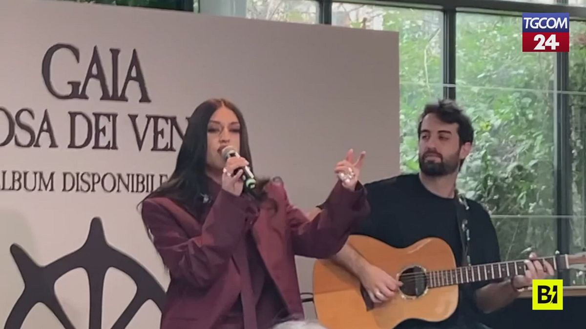 Gaia presenta il suo nuovo album "Rosa dei venti"