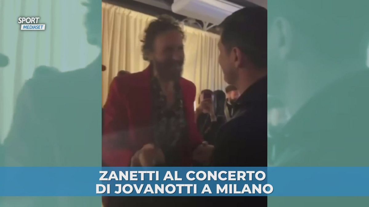 Zanetti al concerto di Jovanotti a Milano