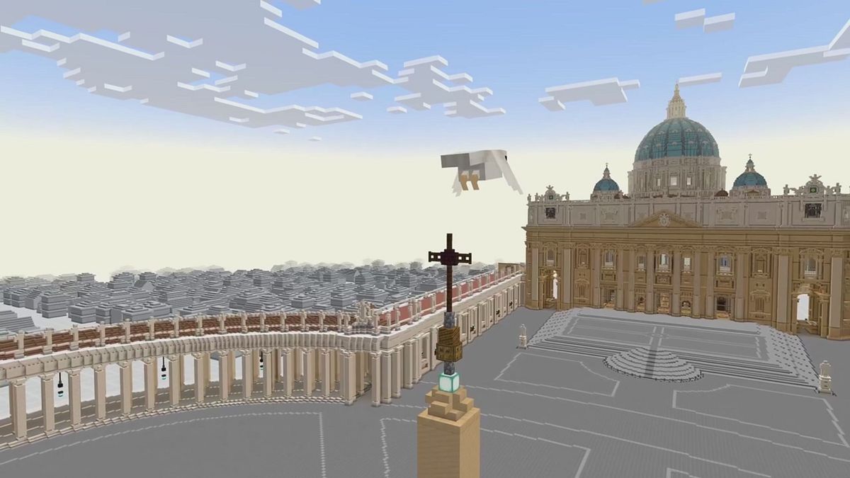 La Basilica di San Pietro arriva su Minecraft