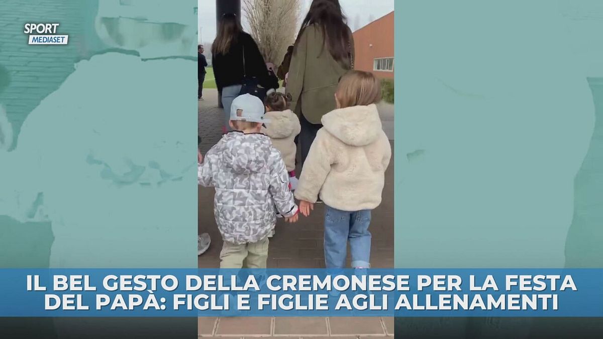 Cremonese, che sorpresa per la festa del papà