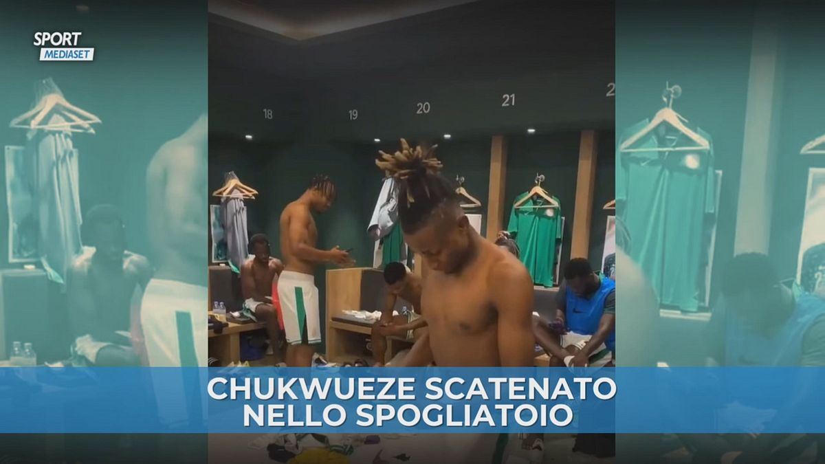 La Nigeria vince e nello spogliatoio parte la "Chukwueze dance"