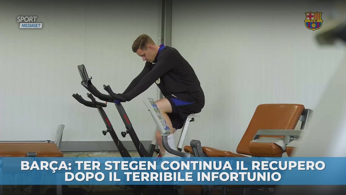 Ter Stegen continua il suo percorso di recupero dopo il terribile infortunio