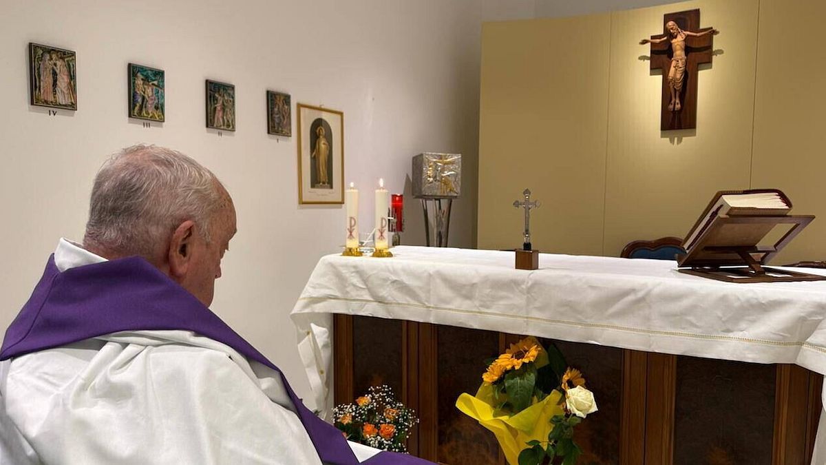 La foto del Papa diffusa dalla Sala Stampa della Santa Sede