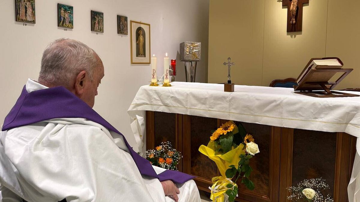 La foto del Papa diffusa dalla Sala Stampa della Santa Sede