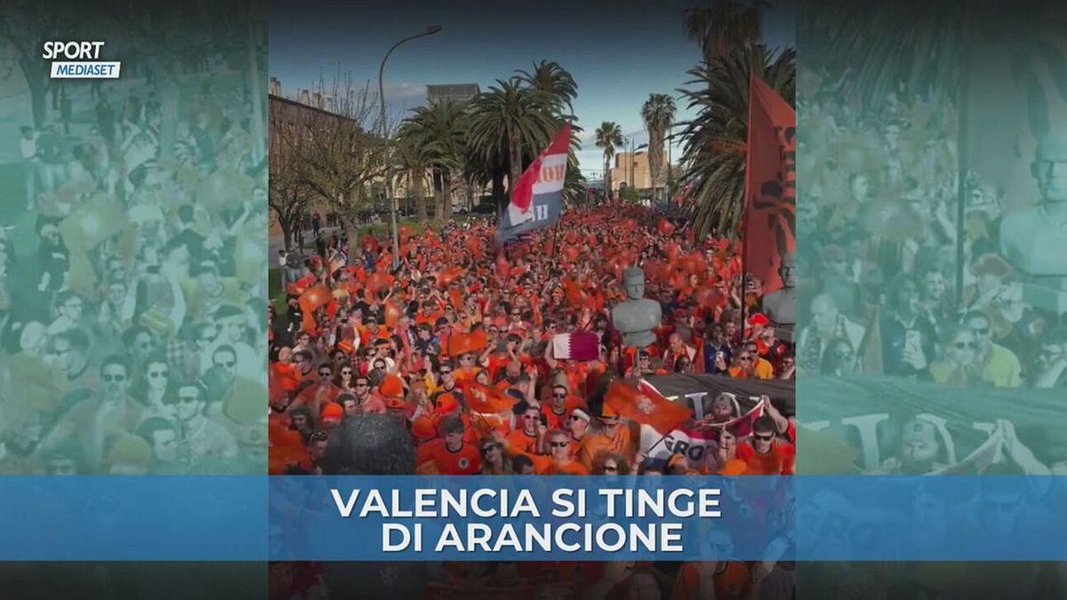 La marea orange "invade" Valencia