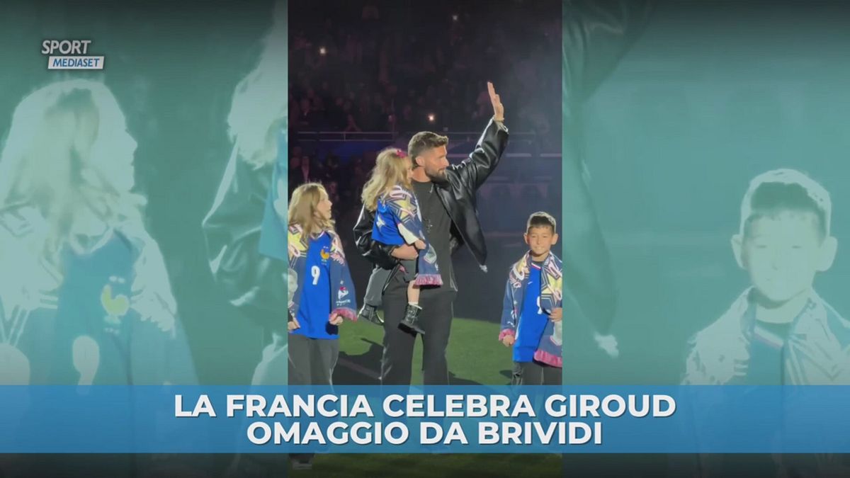 La Francia celebra Giroud: omaggio da brividi