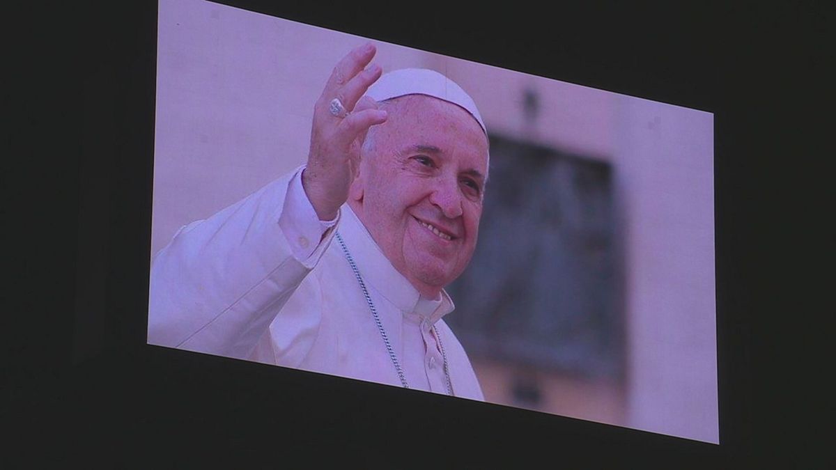 San Siro, che emozione per Papa Francesco
