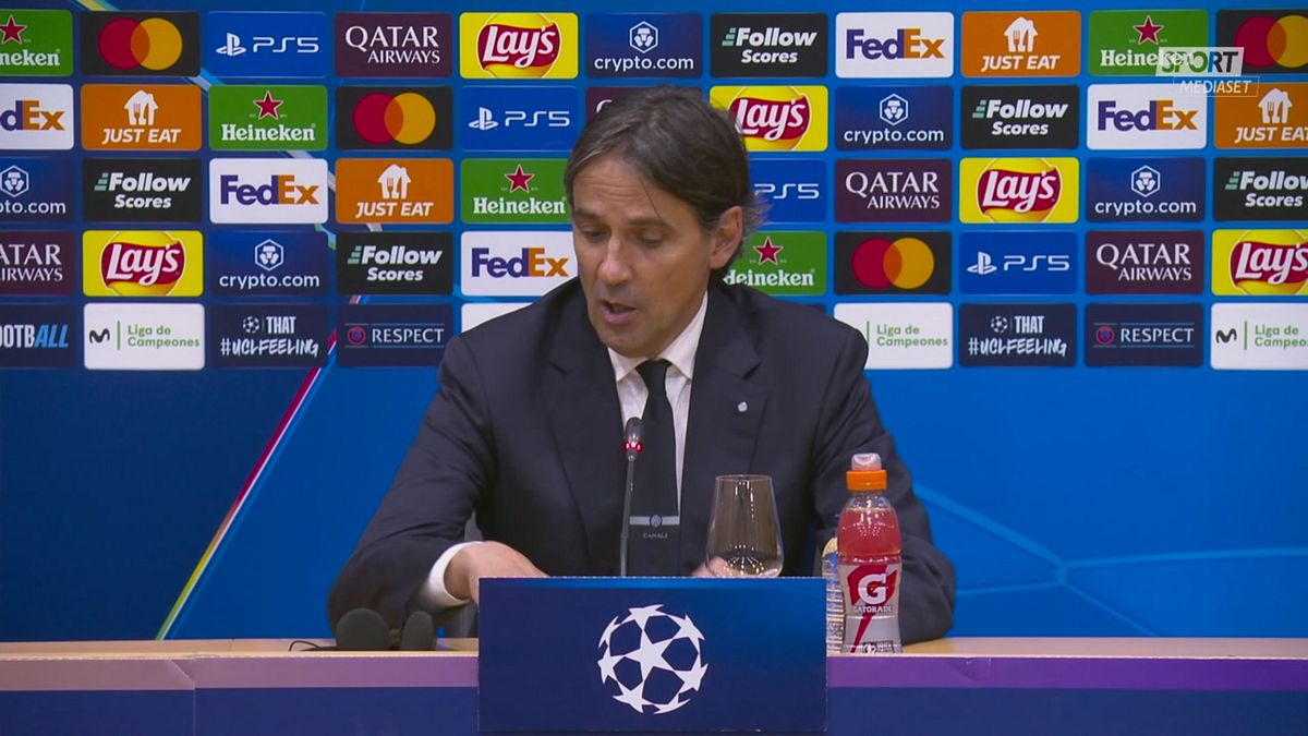 ESTRATTO CONFERENZA INZAGHI POST BARCA DICH