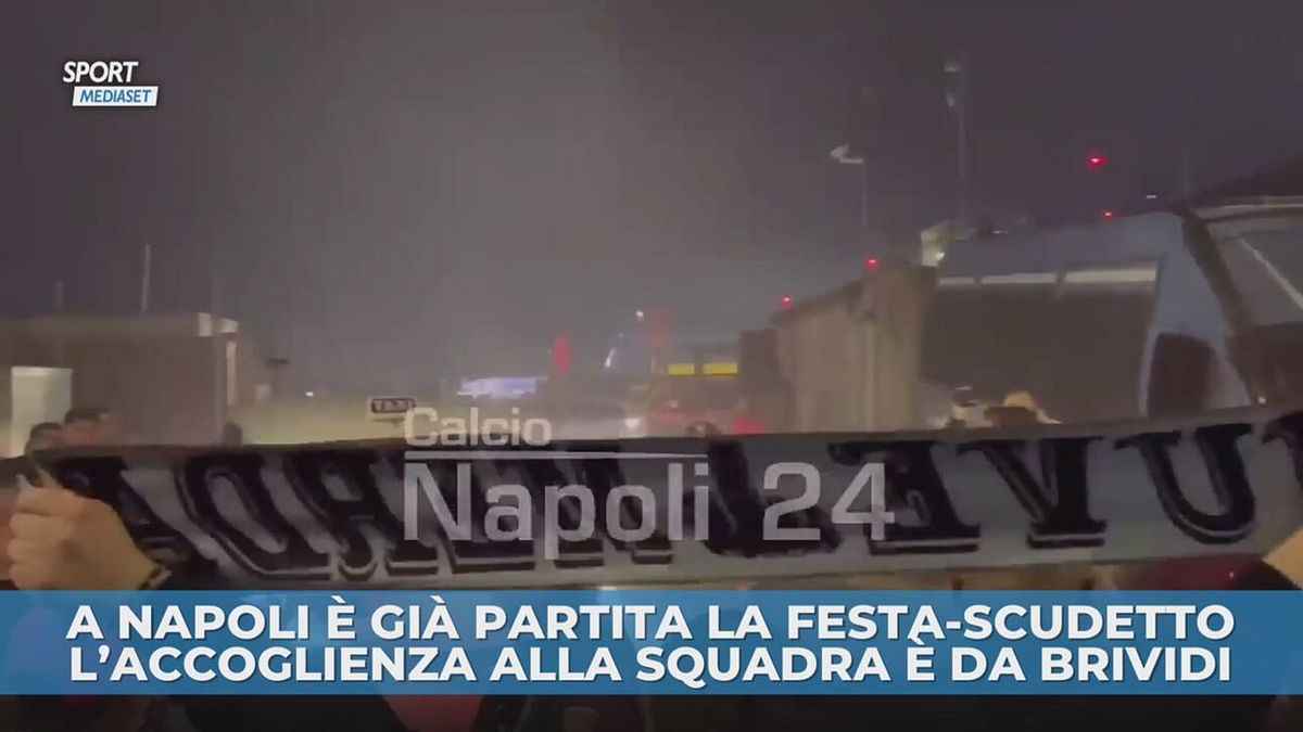 A Napoli è già partita la festa scudetto