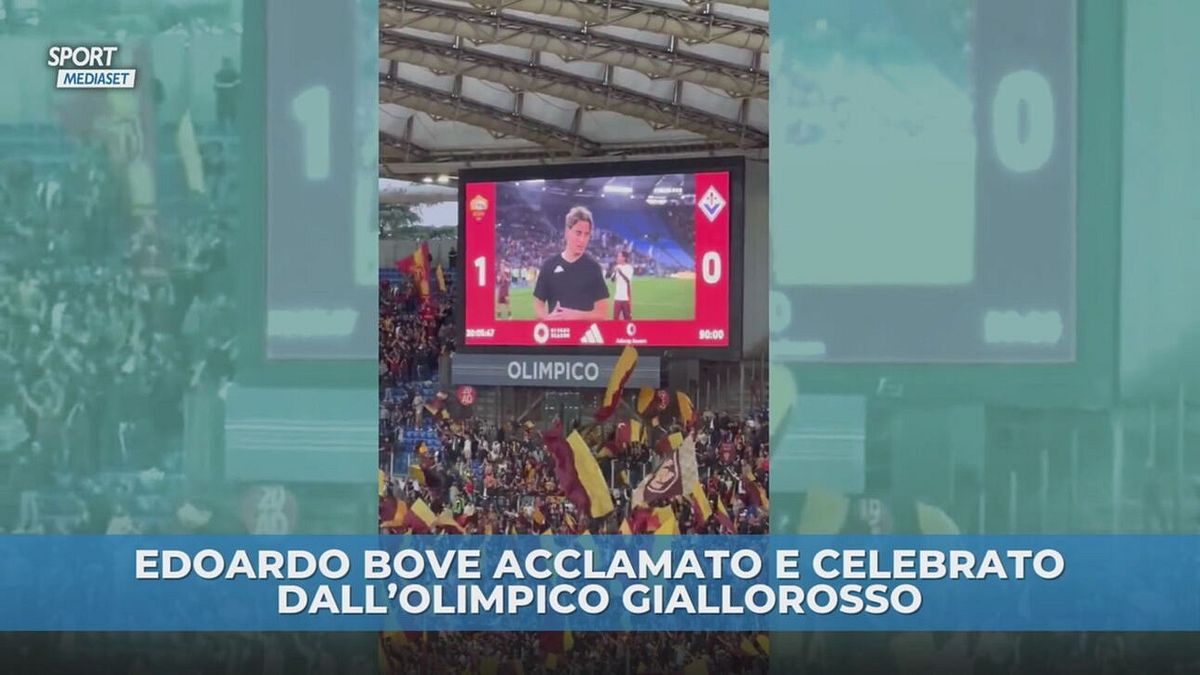 Bove acclamato da tutto l'Olimpico