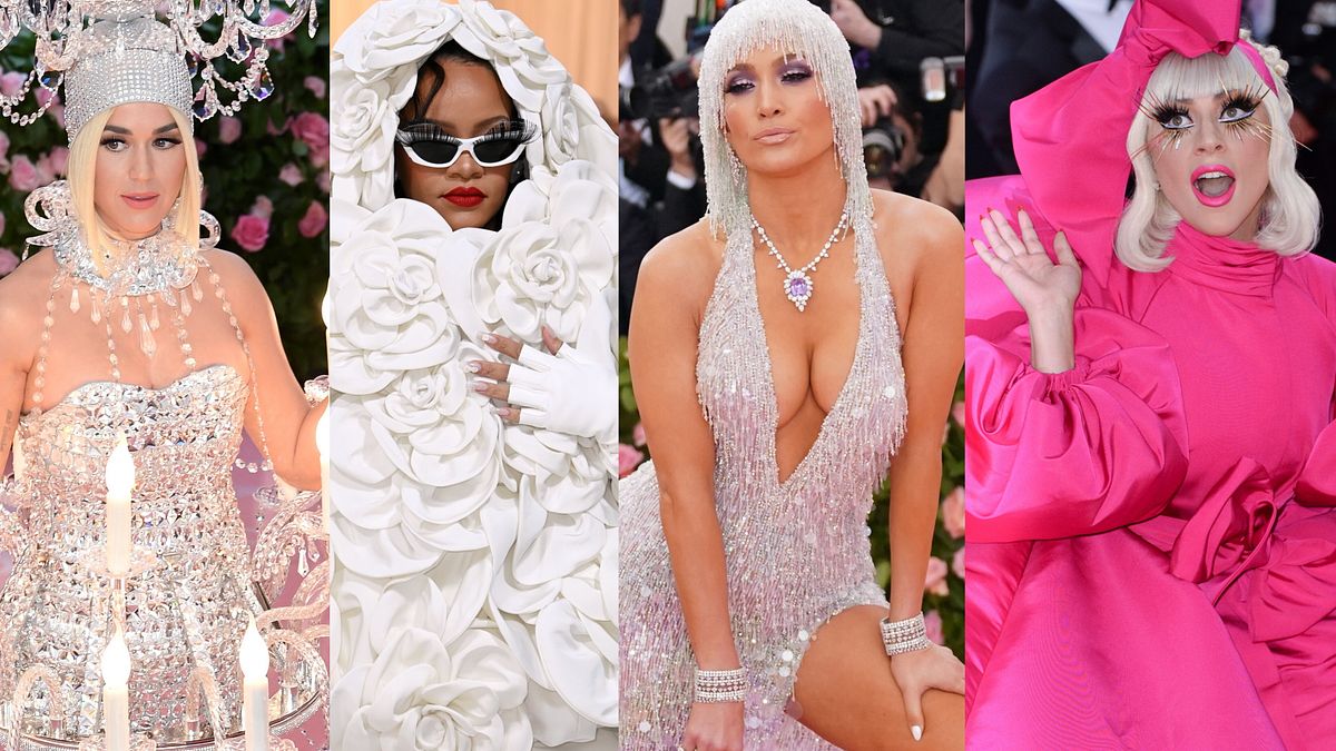 Katy Perry, Rihanna, Jennifer Lopez e Lady Gaga nel corso delle ultime edizioni del Met Gala