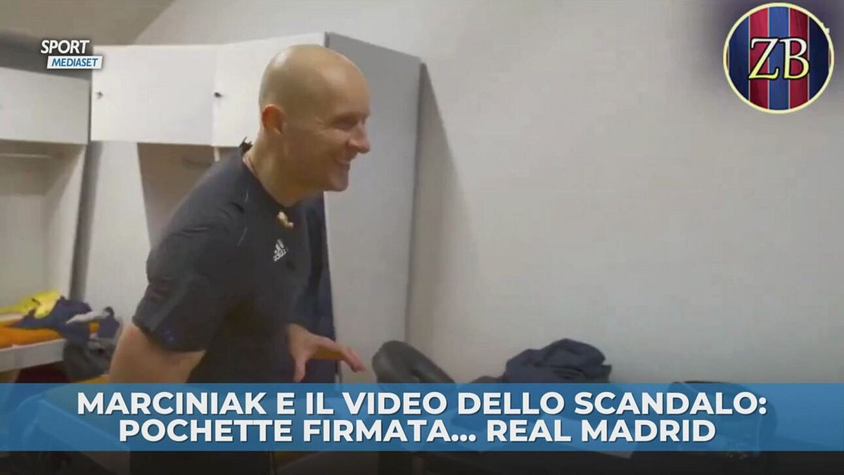 Marciniak e il  video dello scandalo