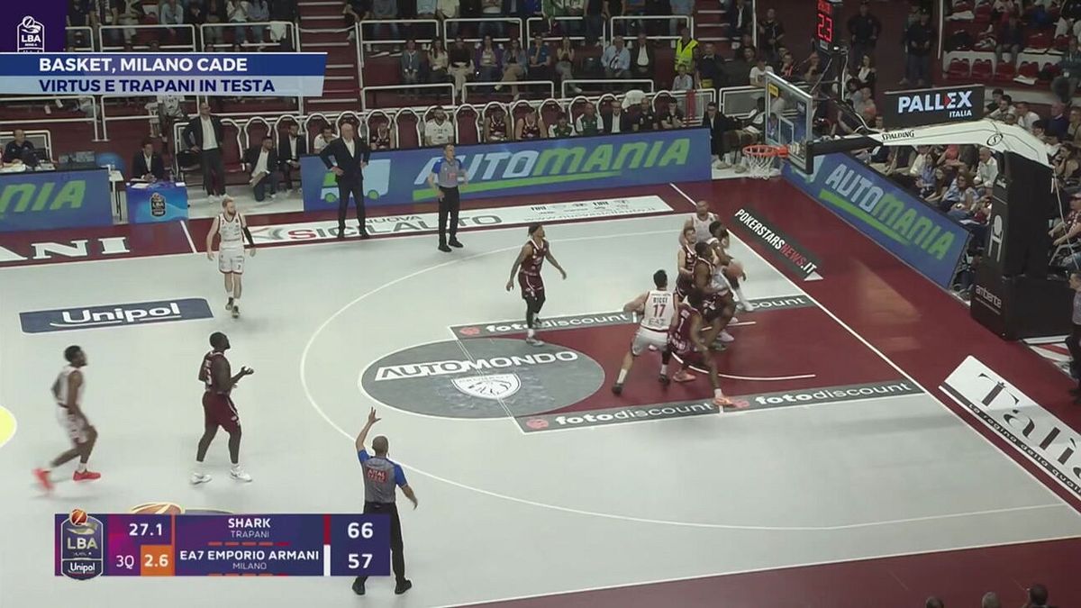 Basket, Milano cade